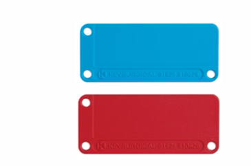 Zawieszka 90x38 mm z polipropylenu wzmocnionego włóknem szklanym